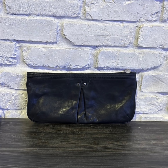 Martin + OSA black leather clutch - Picture 1 of 5